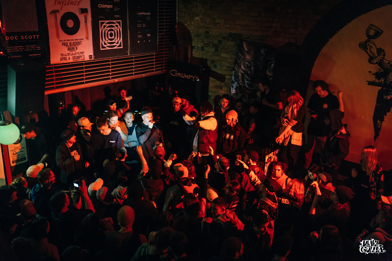 50 / 50 fully gassed event Australian Grime