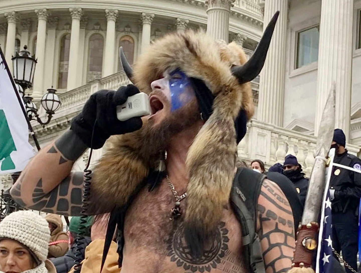 Qanon Can’t Decide If Their Shaman Is A Super Soldier Or ‘rat Sack Of 