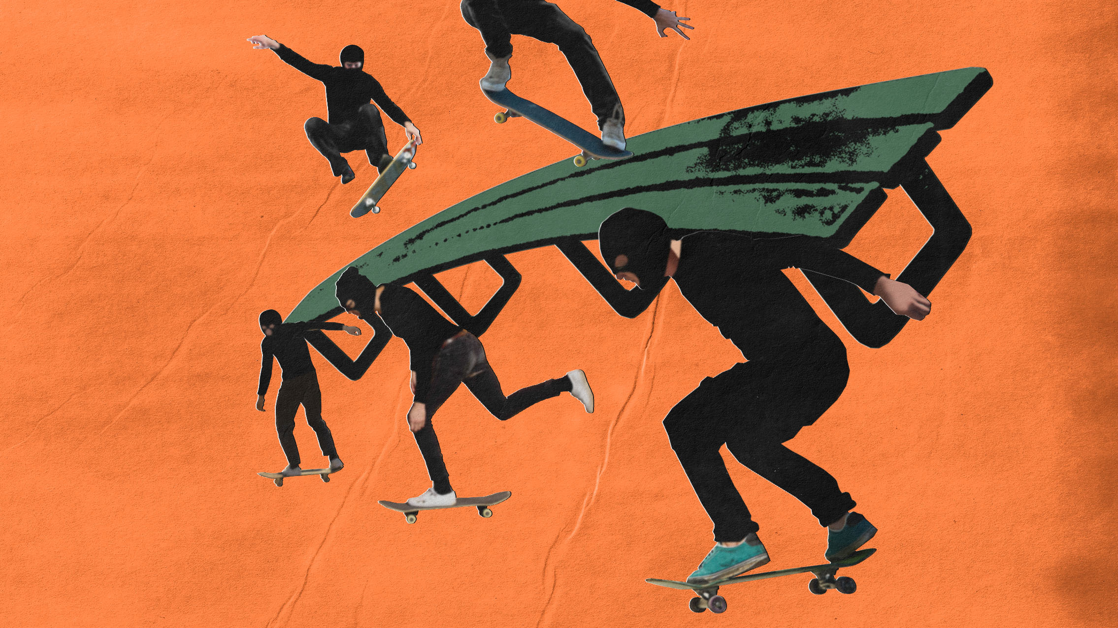 The Best Thing in Skateboarding Right Now Is This Old Green Bench