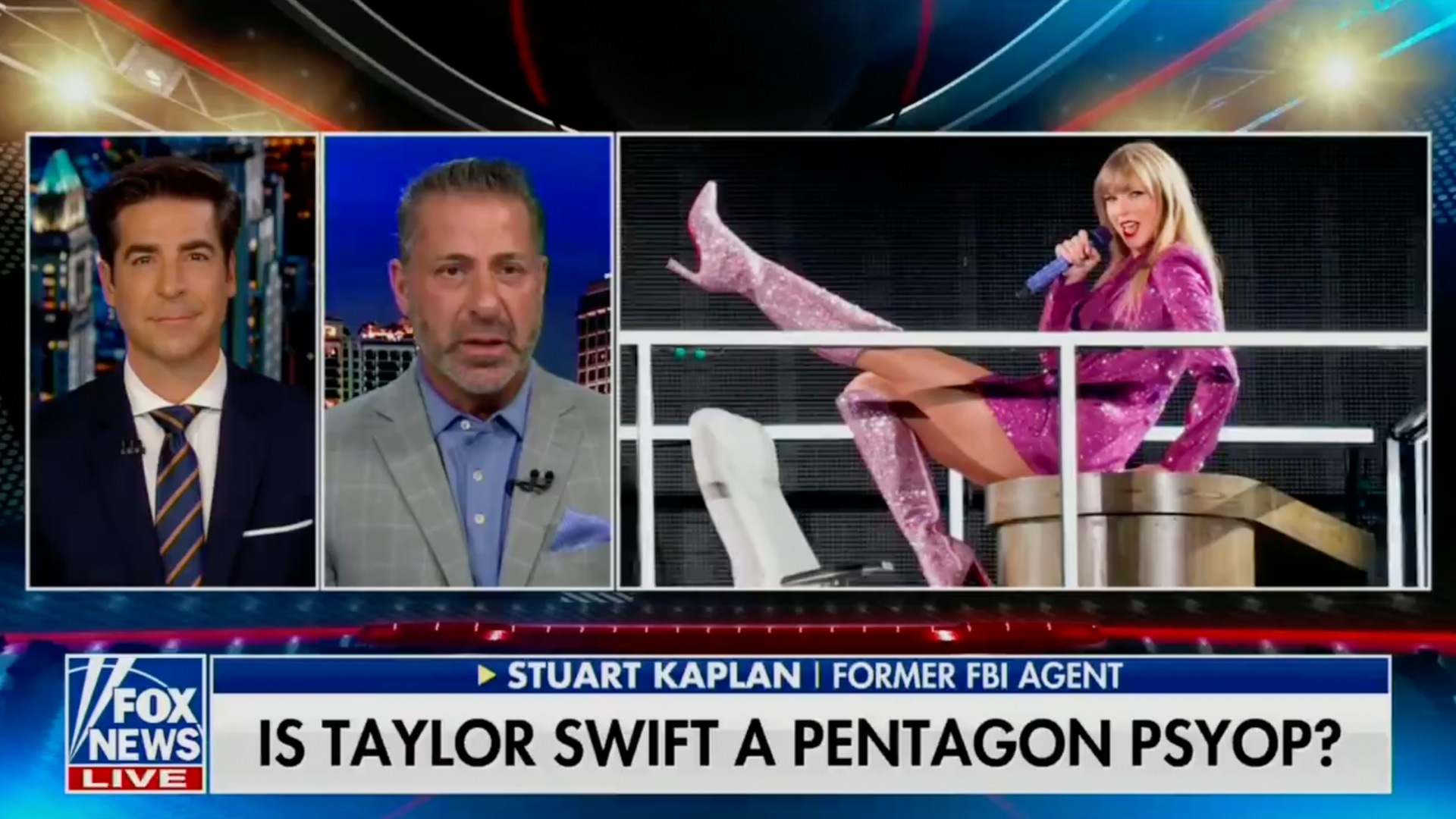 Is Taylor Swift a ‘Pentagon Psyop’? Fox News Is Asking the Tough Questions.