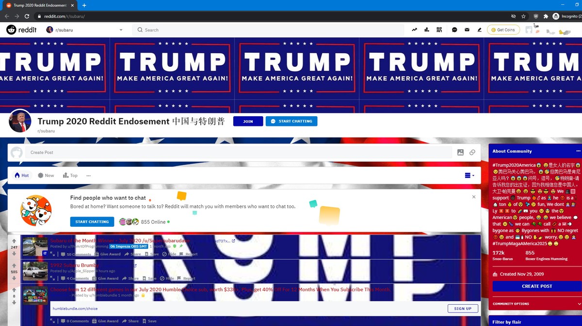 Hackers Are Defacing Reddit With Pro Trump Messages - roblox accounts hacked with pro trump messages zdnet