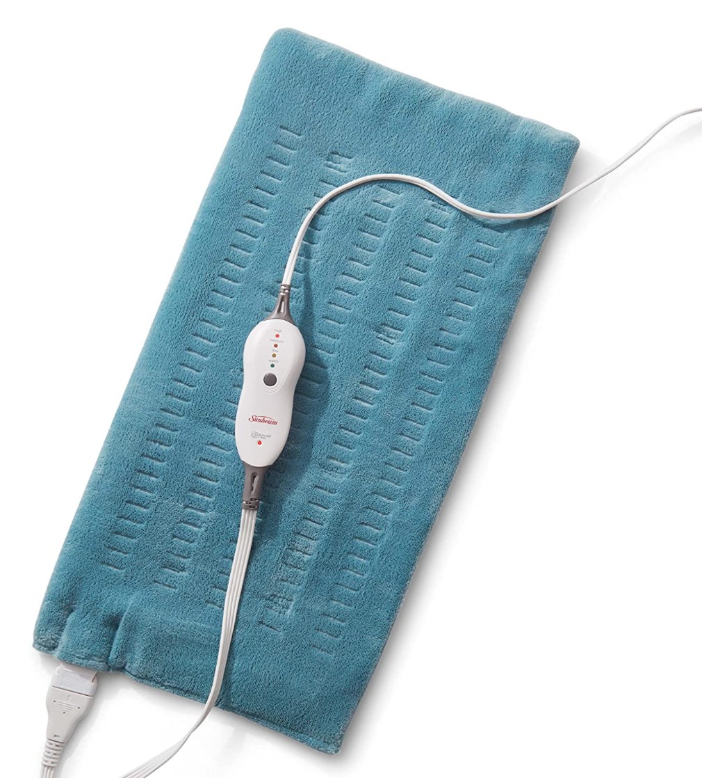 Sunbeam heating pad online flashing