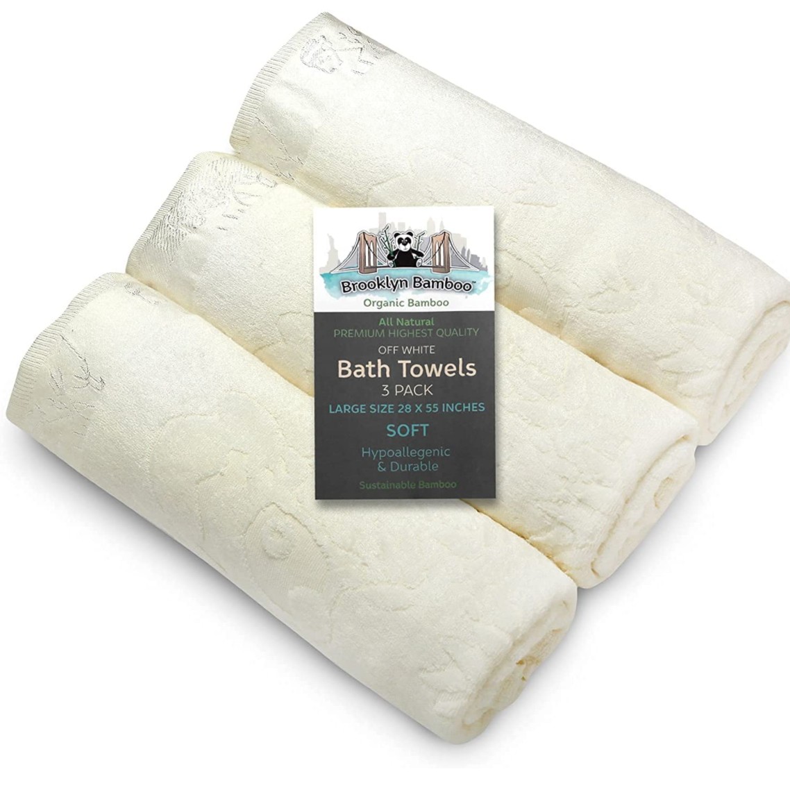 Brooklyn bamboo bath discount towels