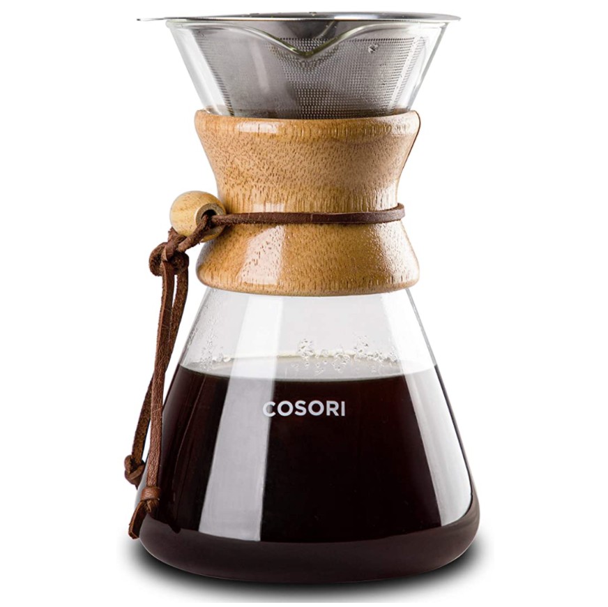 3D model Pour Over Coffee Maker COSORI with Hot Coffee