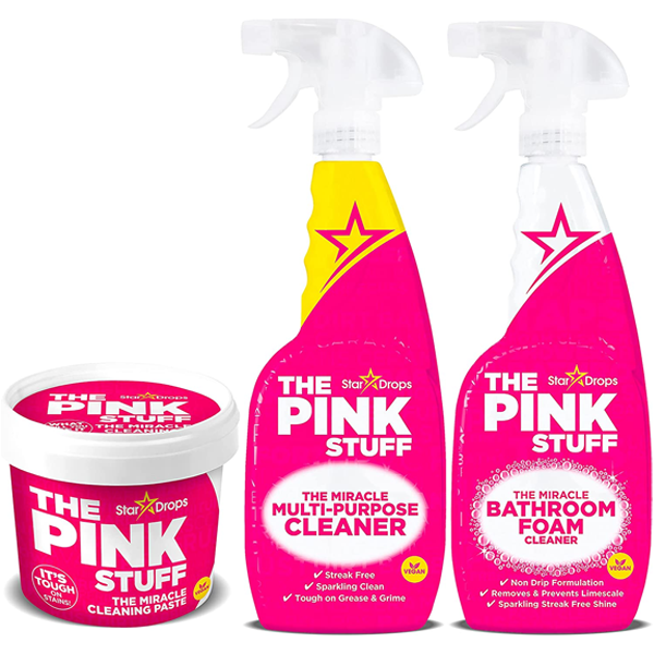 For Thorough Home Cleaning: Stardrops The Pink Stuff The Miracle
