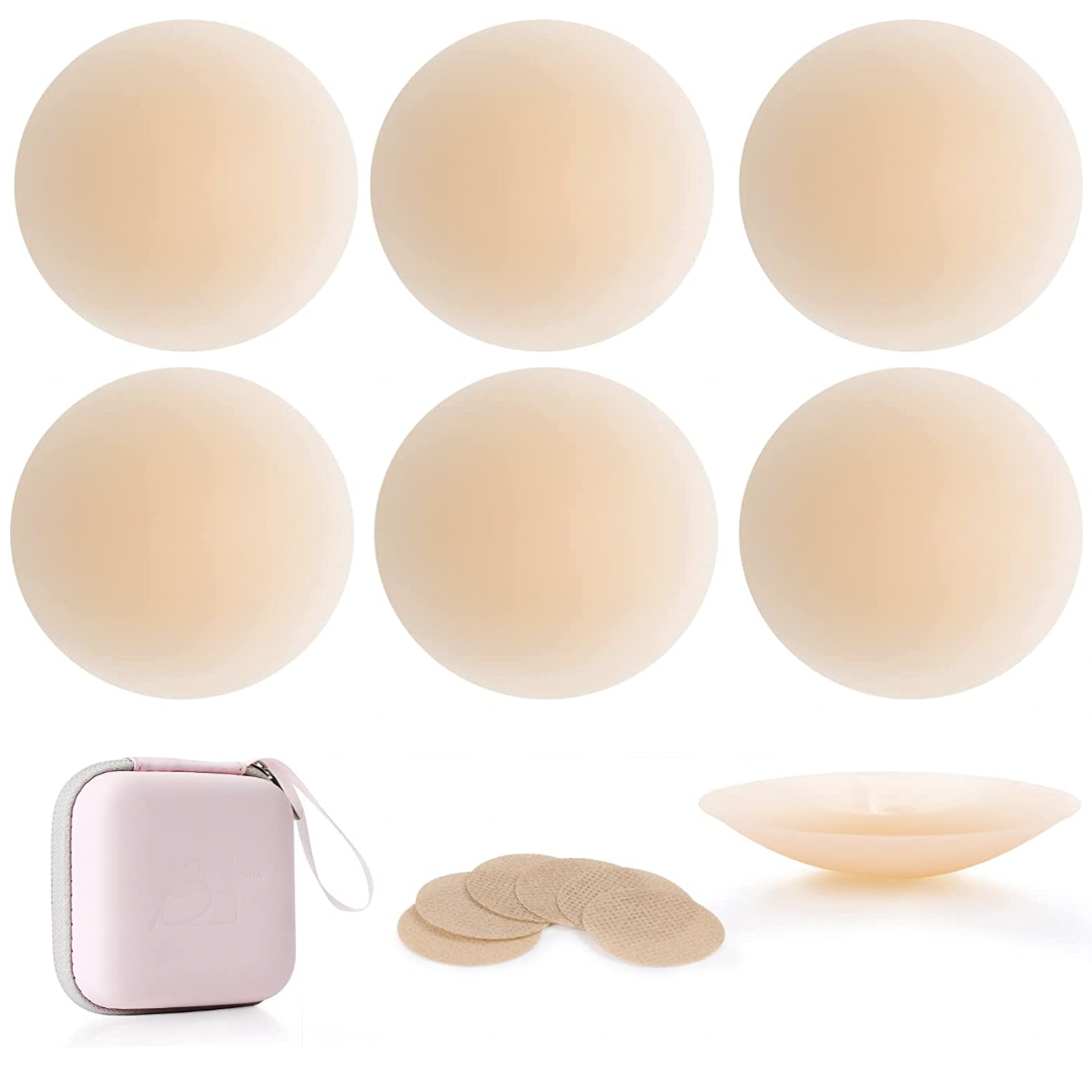 Silicone Nipple Covers, Reusable Breast Nippleless Sticker Breast