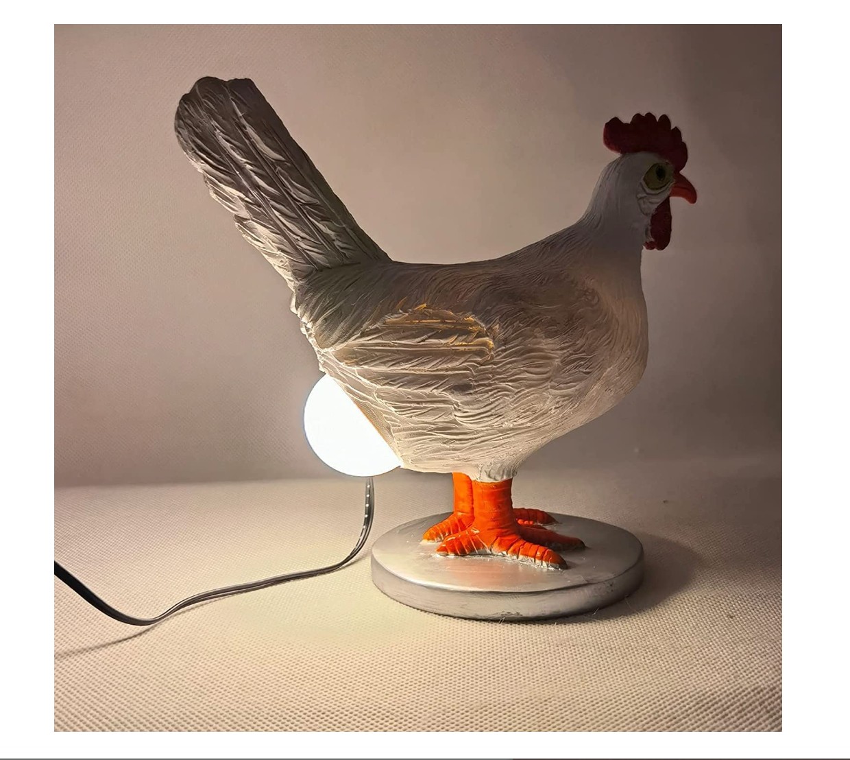 This Hilarious Chicken Egg Lamp Exists, and We Begrudgingly Love It