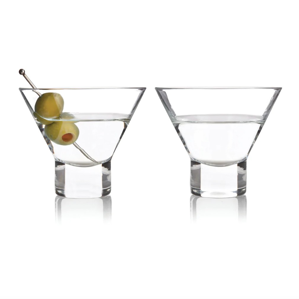 Viski Admiral Crystal Highball Glasses - Fancy Tall Drinking Glass