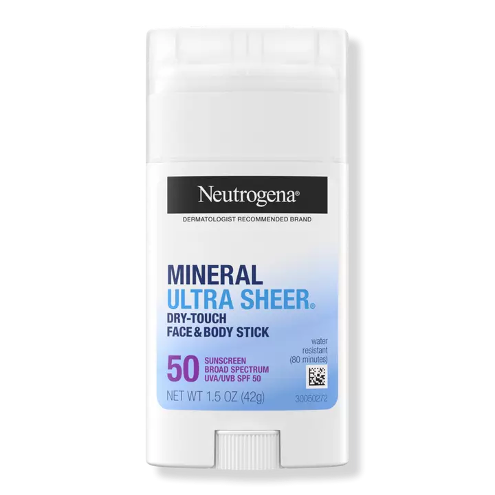 Neutrogena® Ultra Sheer® Mineral Face & Body Stick SPF 50