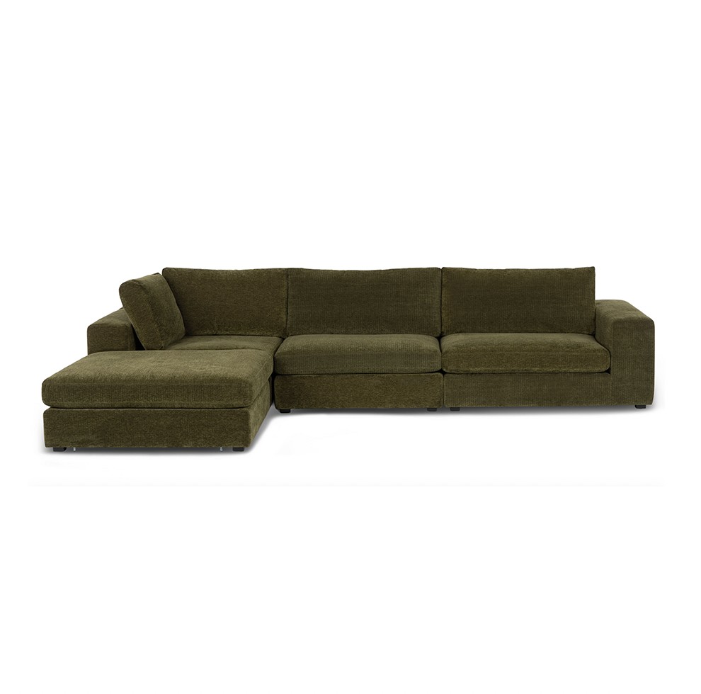 Wade Logan® Ashira 5 - Piece Corduroy Sectional & Reviews