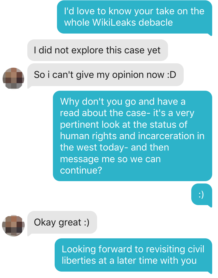 I Asked My Tinder Matches If They Agree with Chelsea Manning's Sentence  Being Reduced