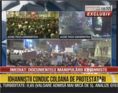 romania tv proteste televiziune romania protestatari
