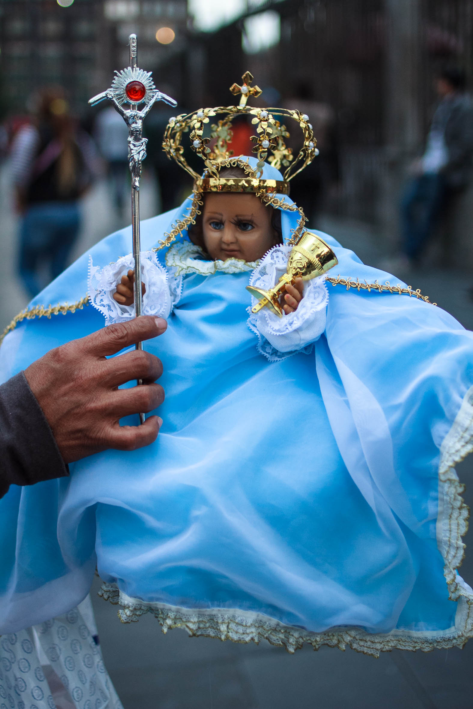 Fotos de Niños Dios vestidos en la Misa de Candelaria