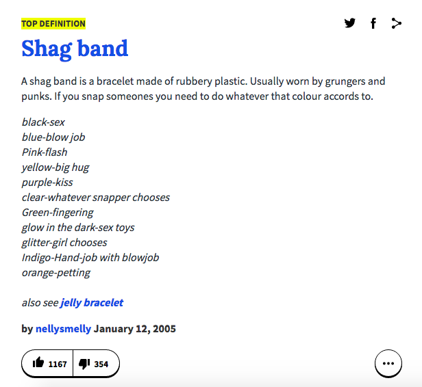 Shag bands