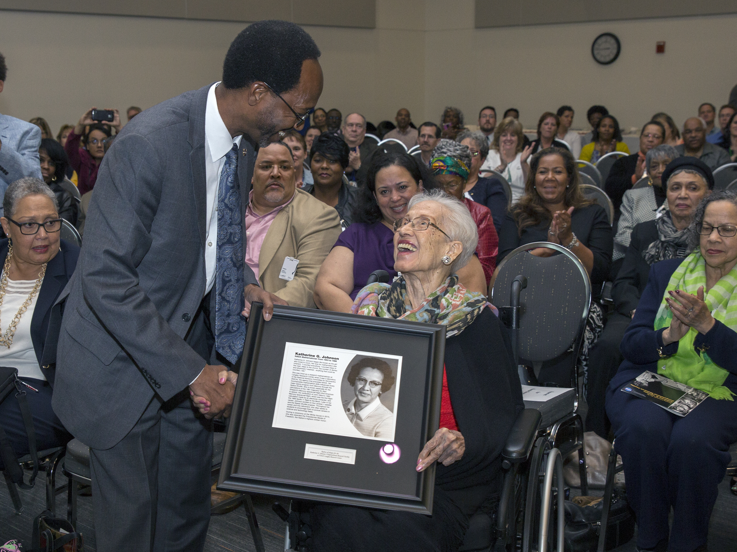 Katherine Johnson dedication ceremony