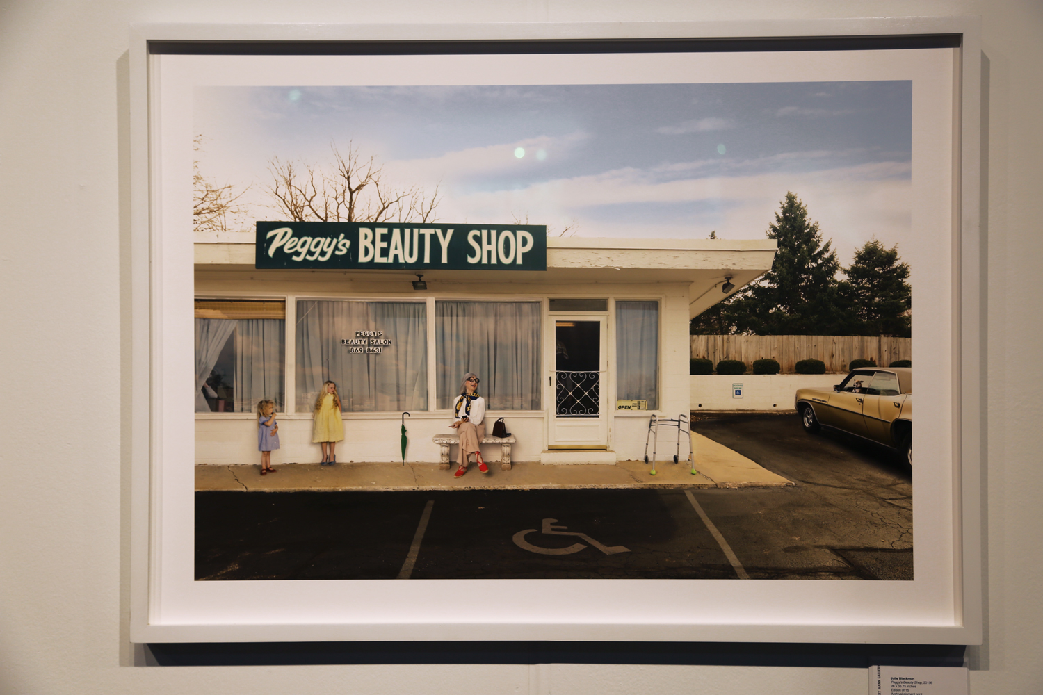 Peggy's Beauty Shop, 2015, Julie Blackmon, Robert Mann Gallery, New York. Image by the author.