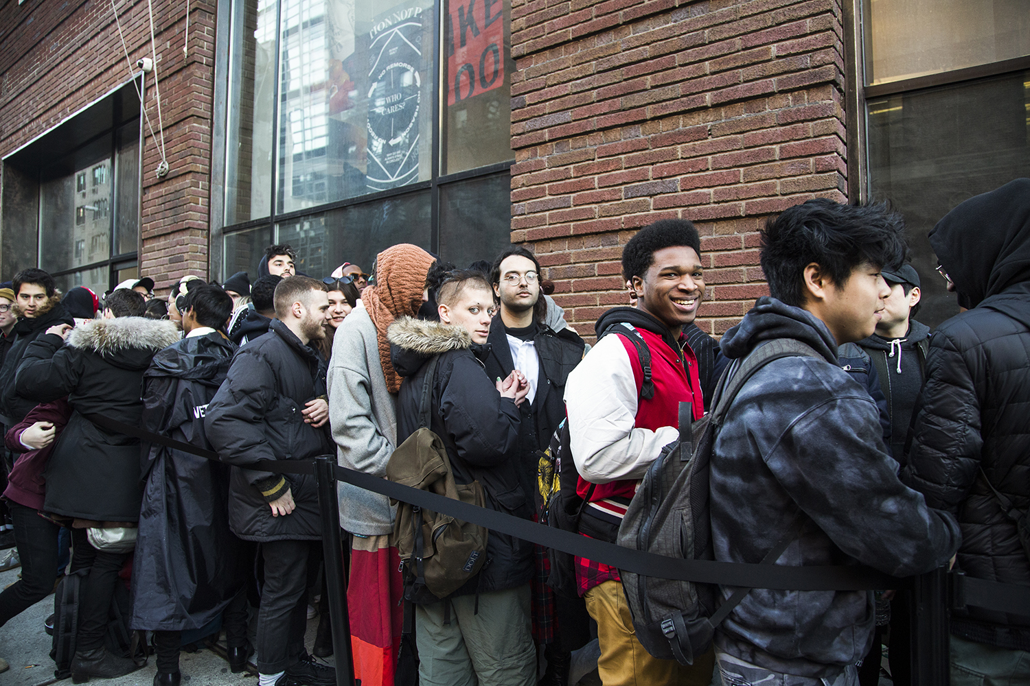 Line for THE PURGE Photo by Megan Mack. Courtesy of Red Bull Arts New York.