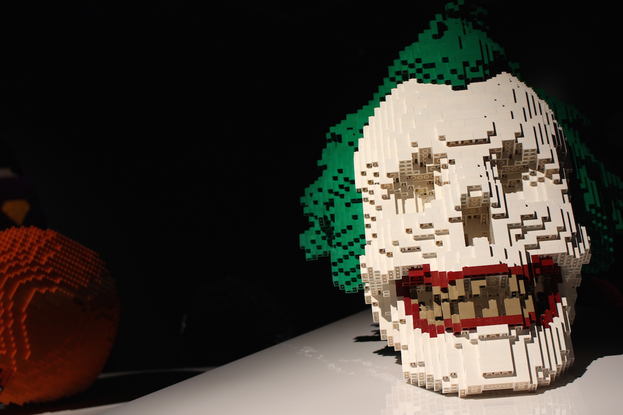 120 Superheroes and Villains Become Lego Art in London