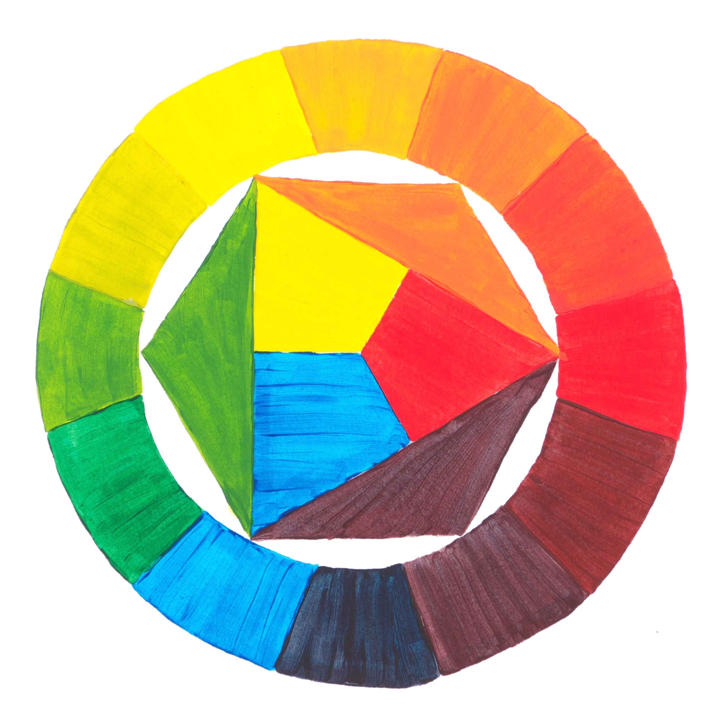 color wheel art design