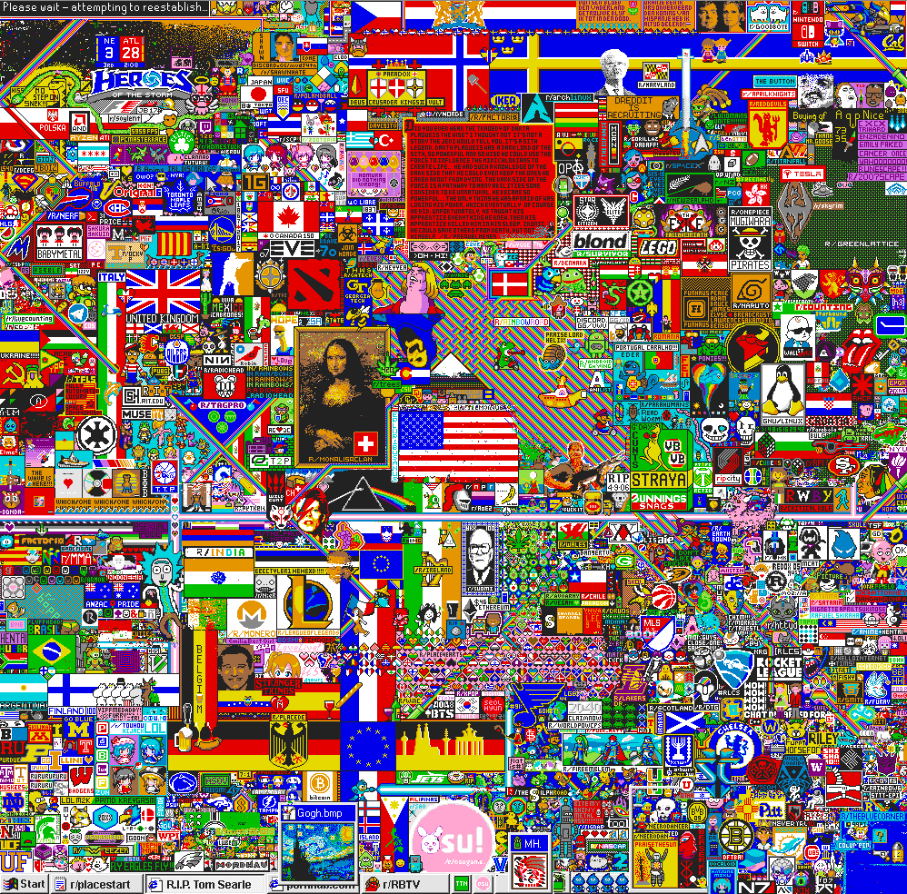 r/place, il nuovo esperimento sociale di Reddit, è una bomba Motherboard