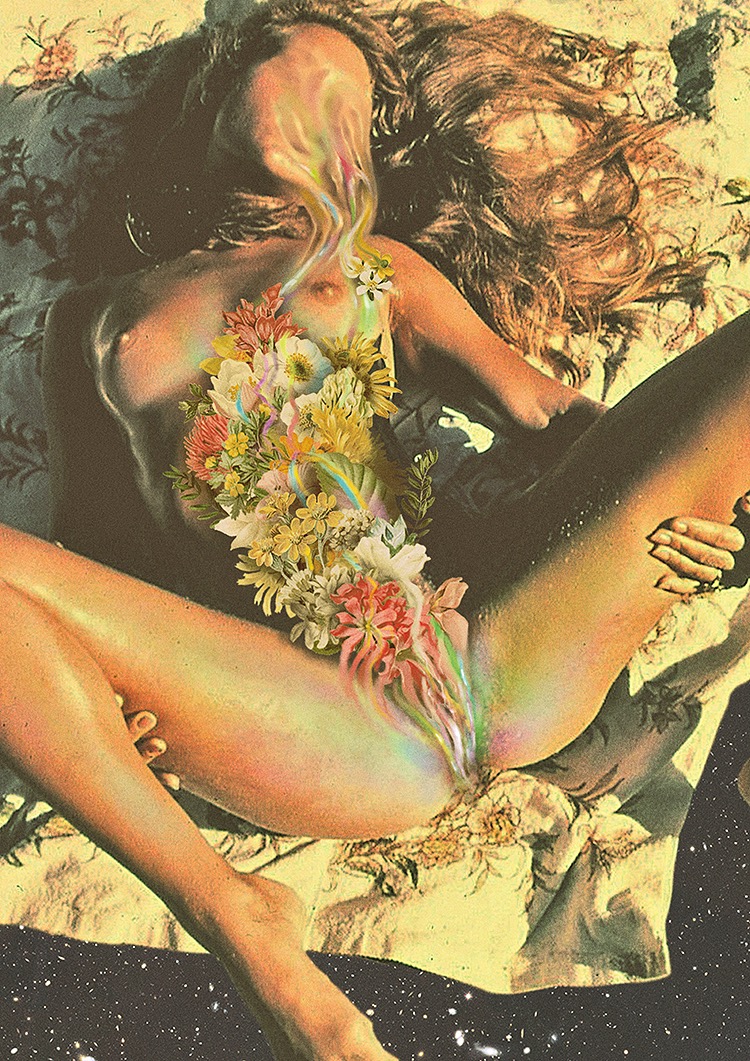 750px x 1061px - NSFW] Vintage Porn Bursts with Flowers in Dromsjel's ...