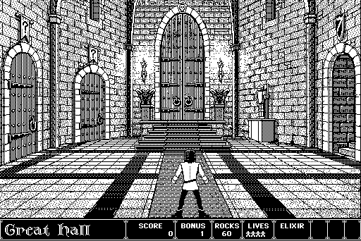 prince of persia old macintosh game black and white