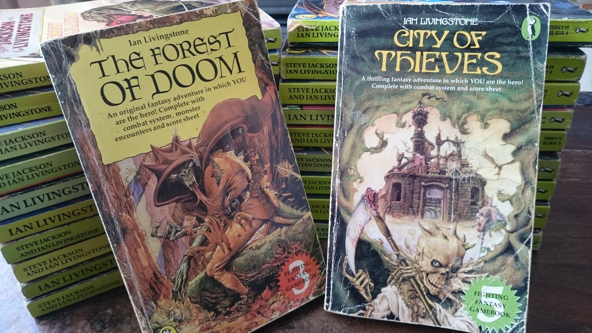 fighting fantasy books vintage