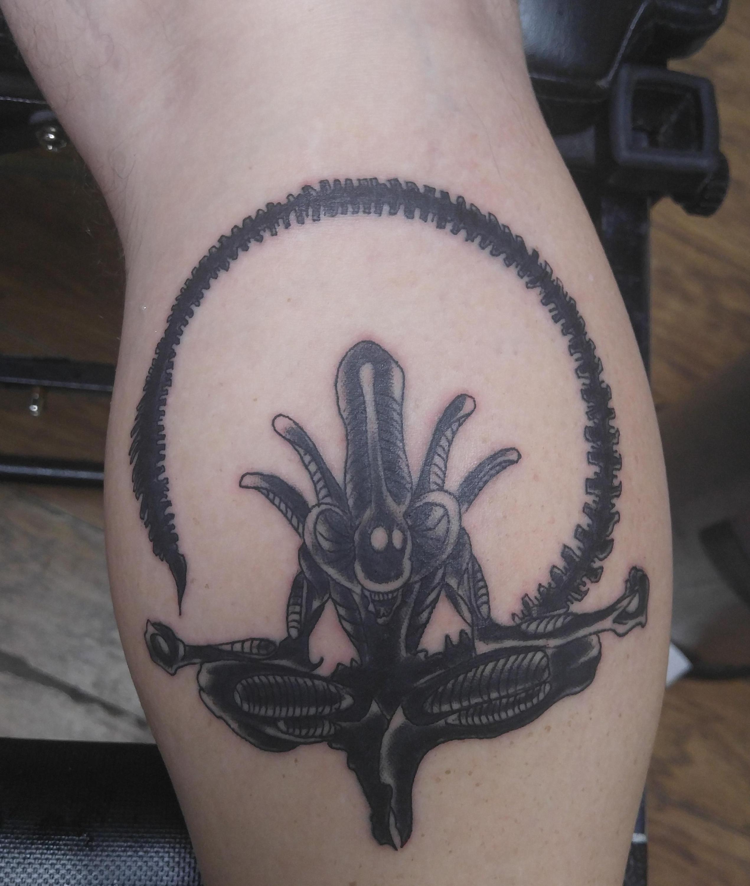 Ripley Alien Movie Tattoo