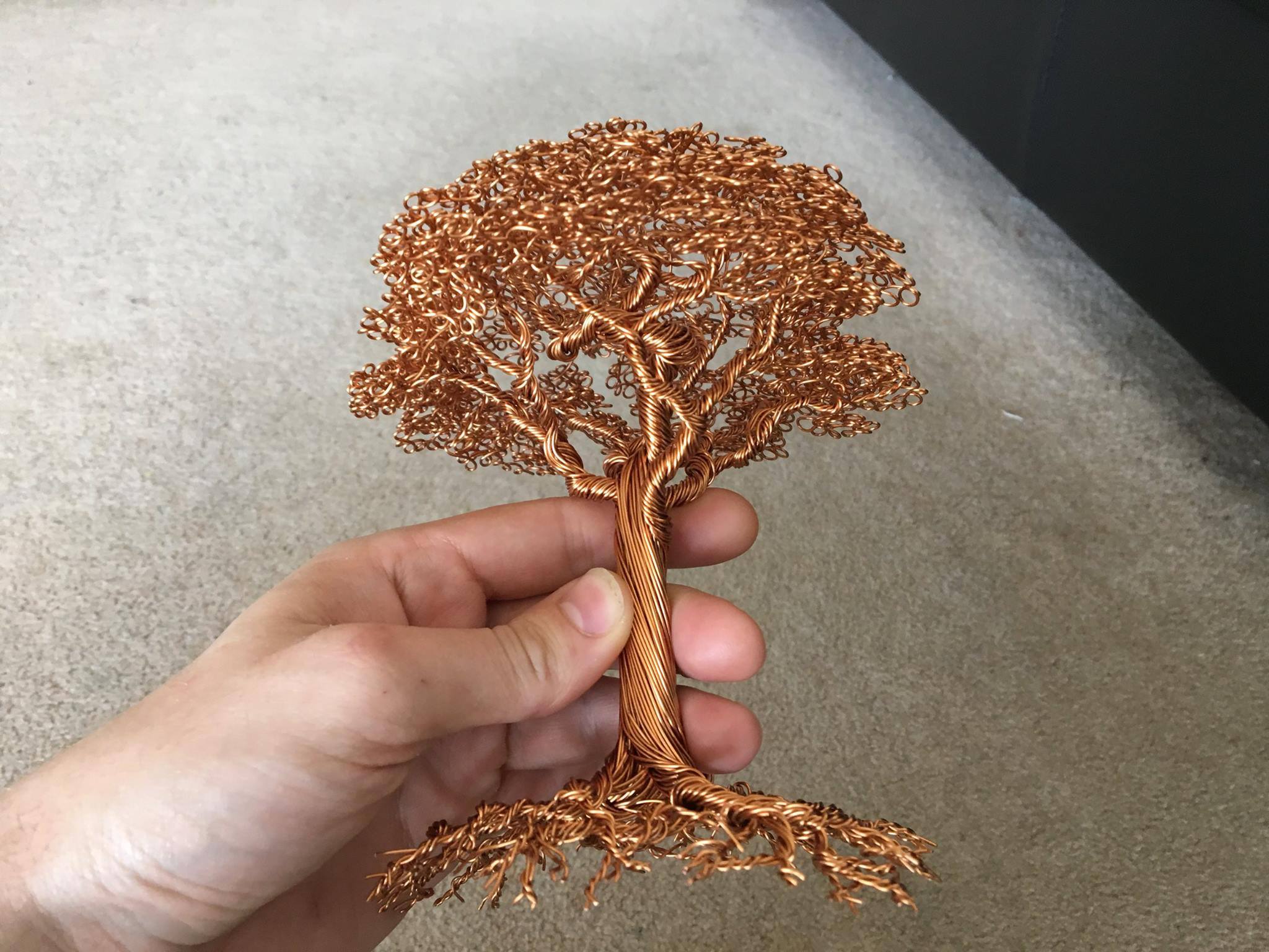Artist Weaves Intricate Bonsai Trees With Copper And Aluminum Wire
