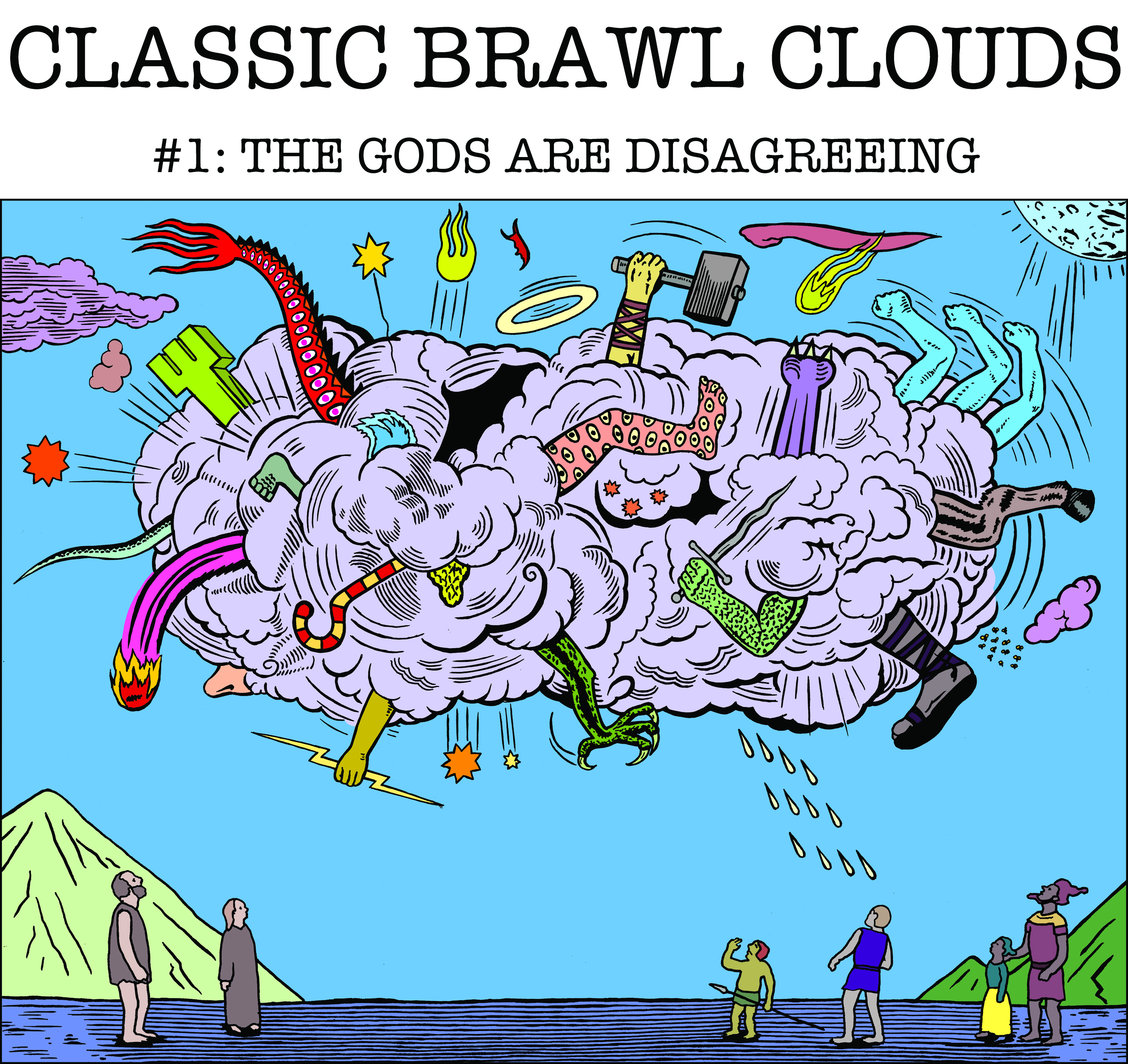 Cartoon Fight Cloud