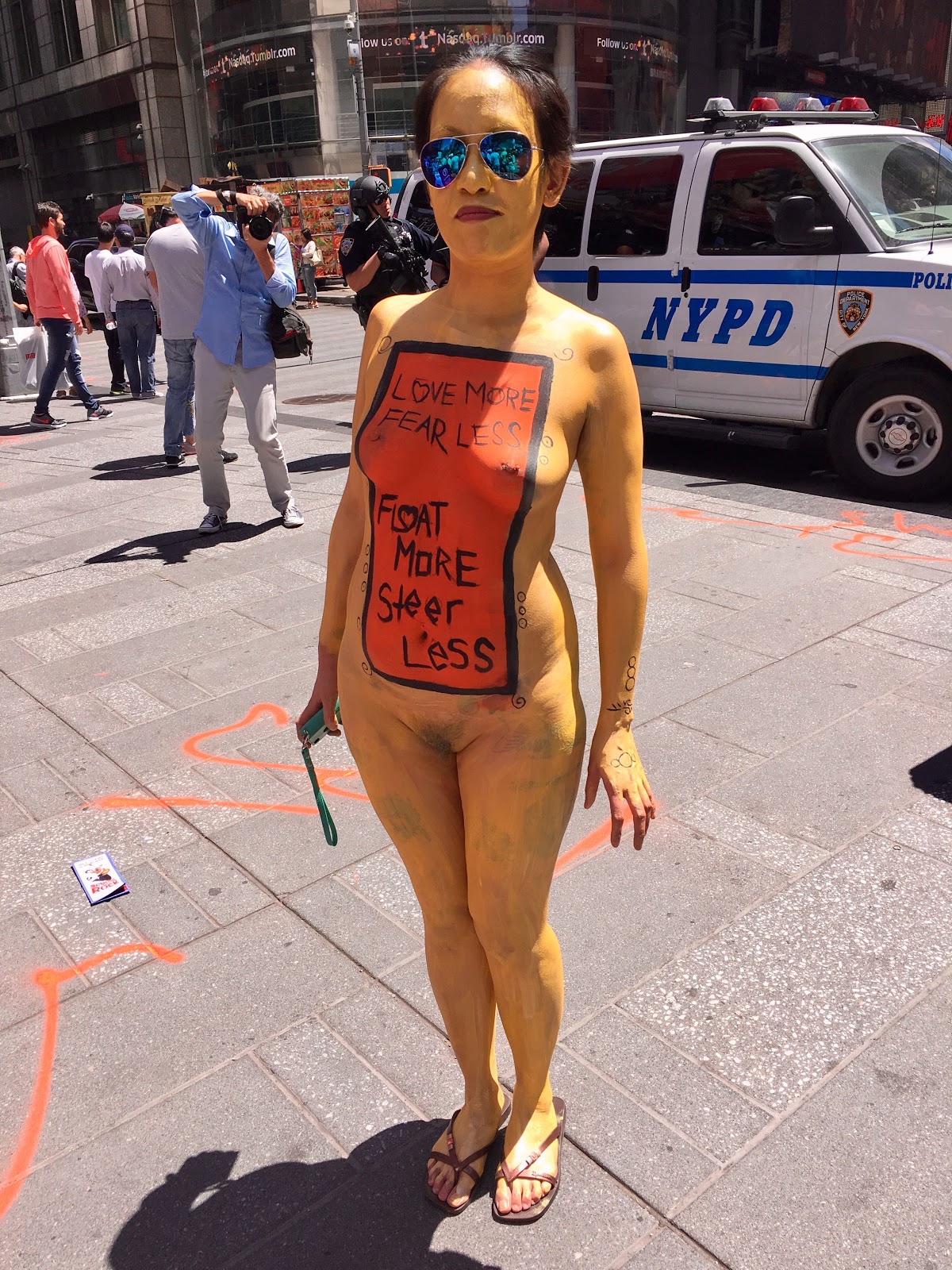 Nsfw Times Square Went Nude For Bodypainting Day Vice