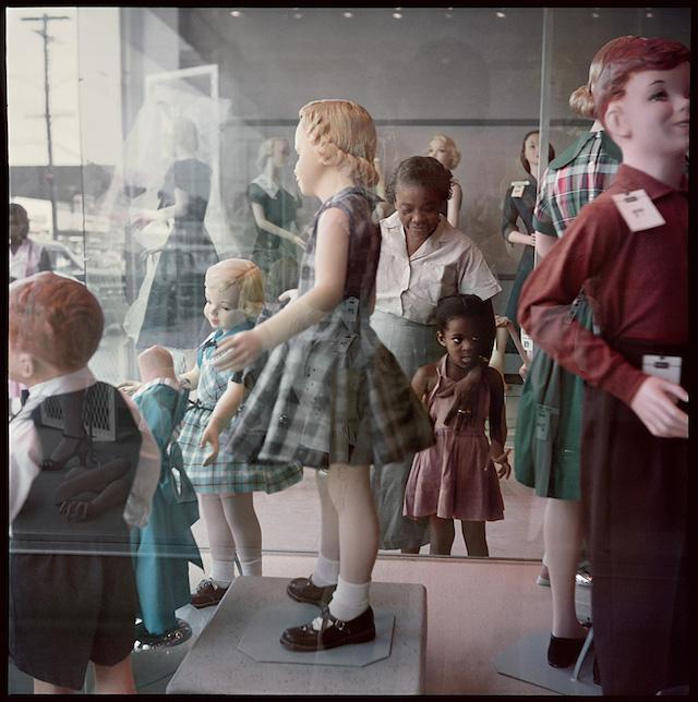 Ondria Tanner and Her Grandmother Window Shopping, Mobile, Alabama, 1956