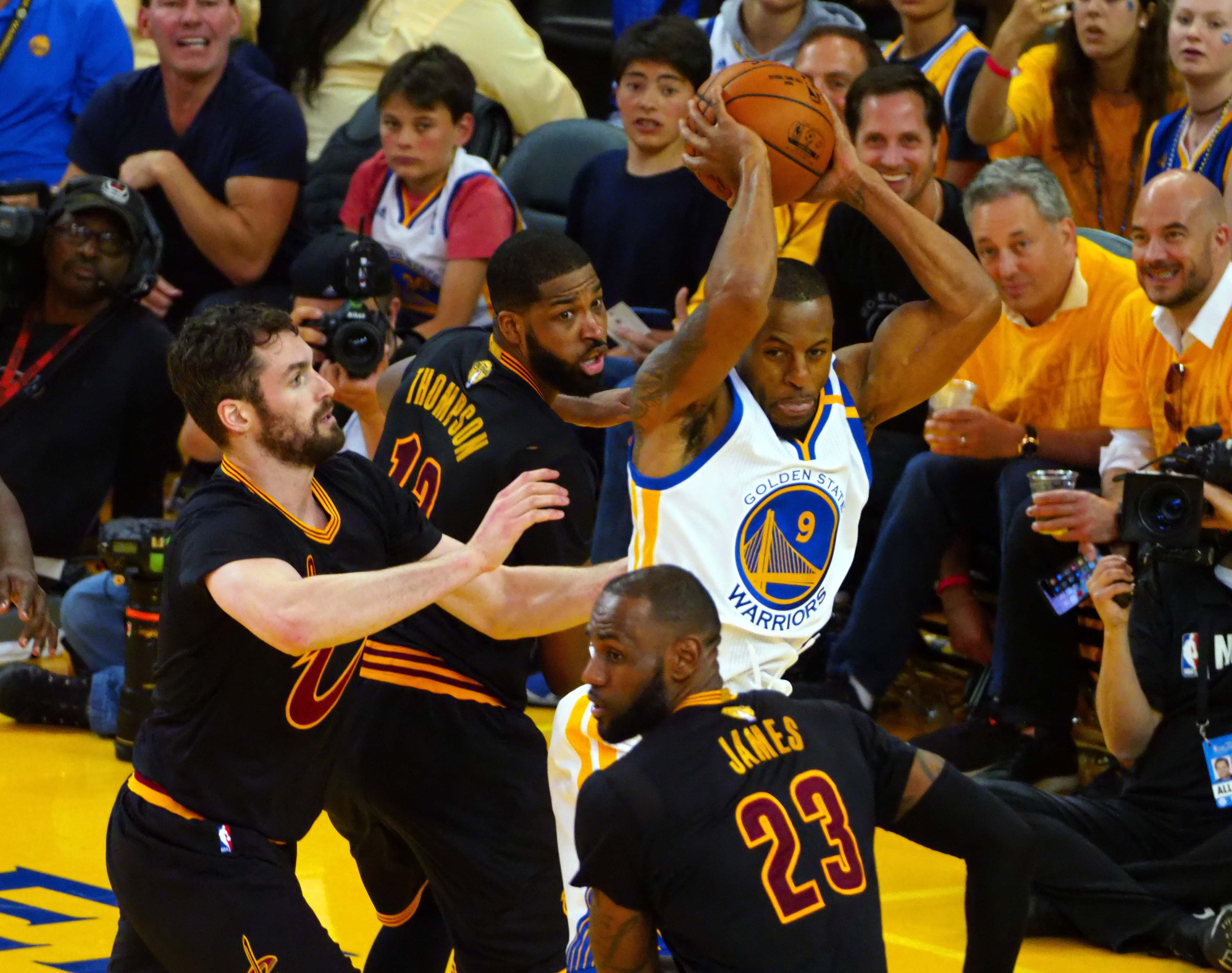 Andre Iguodala versus the Cavs