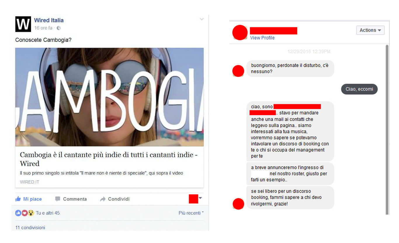 cambogia cantautore troll falso scherzo