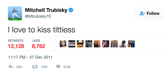 Mitch Trubisky - Titties – Tee Tweets