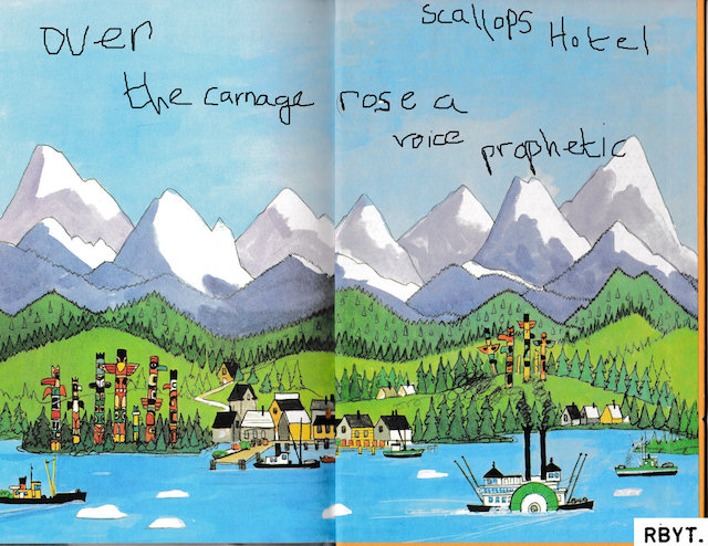 scallops hotel over the carnage rose a voice prophetic recensione review copertina cover album streaming mp3 2017