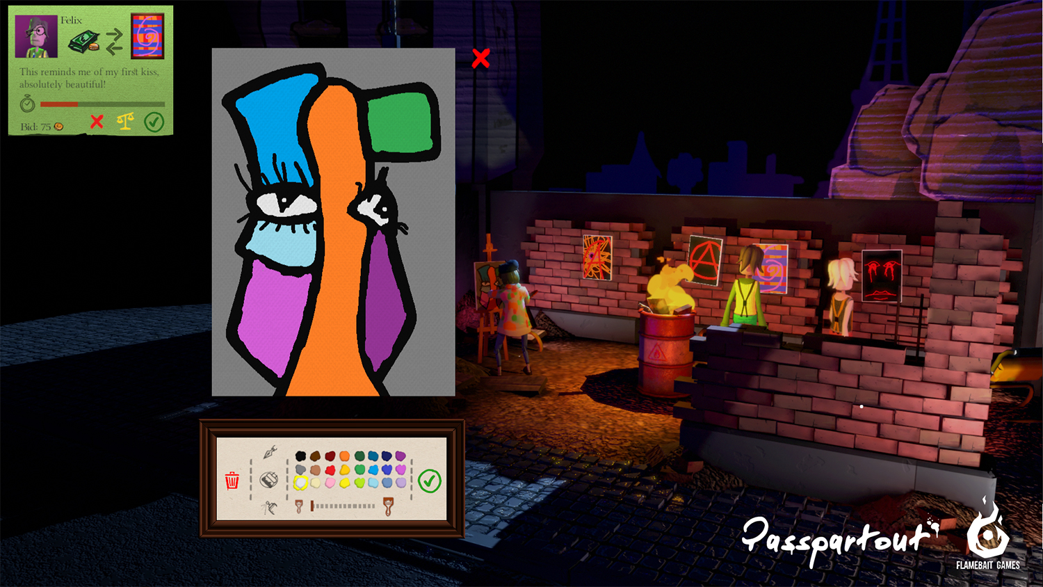 passpartout the starving artist simulator benjamin