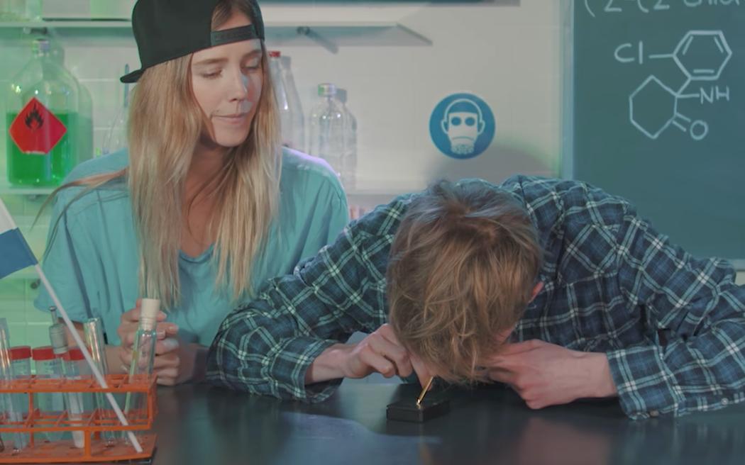 youtubers droga drugslab holanda ghb dmt mdma