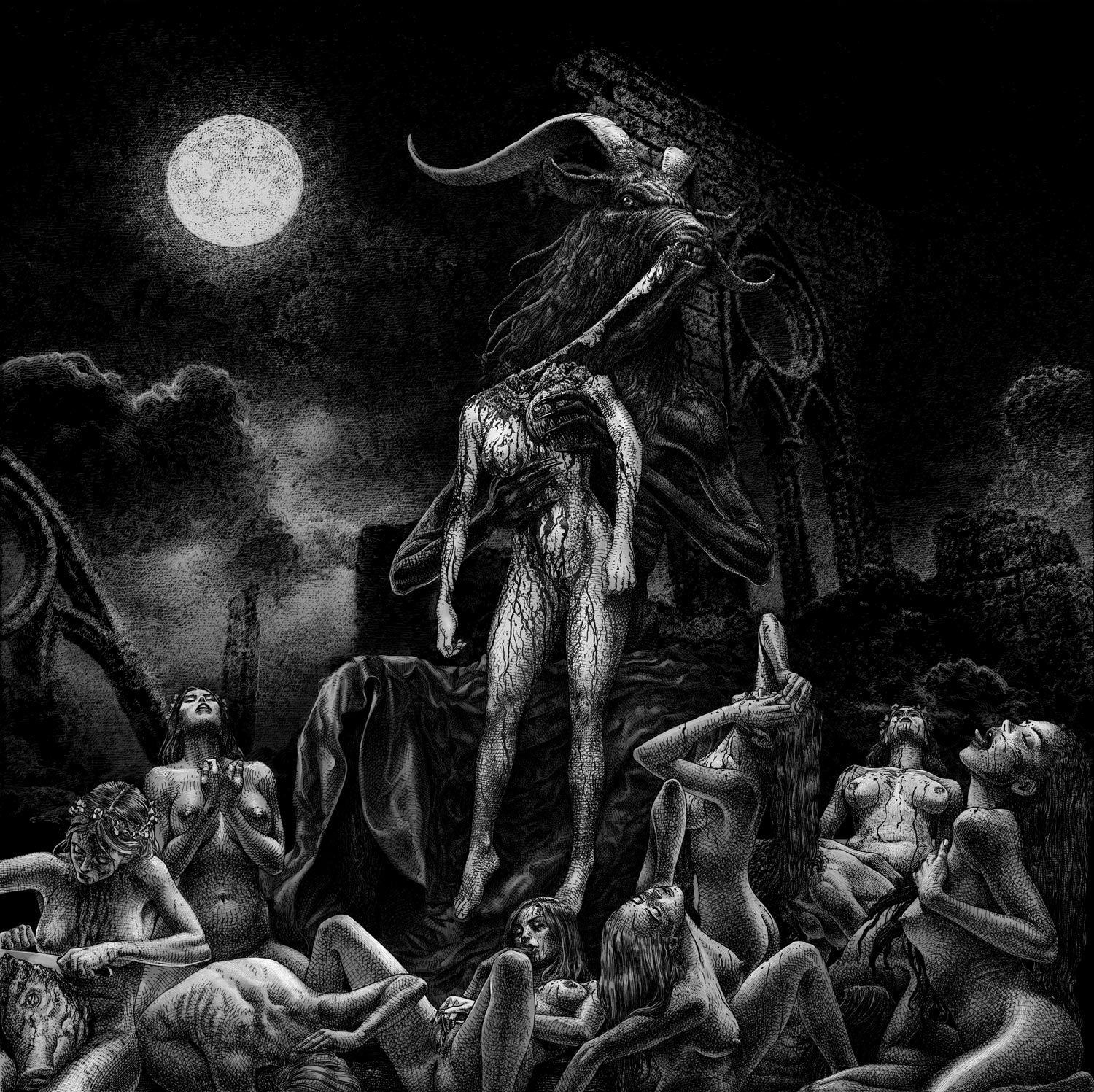 Erotic demon illustrations
