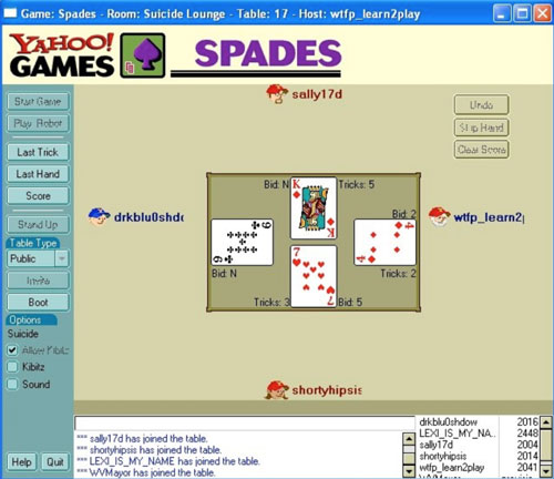 yahoo spades plus