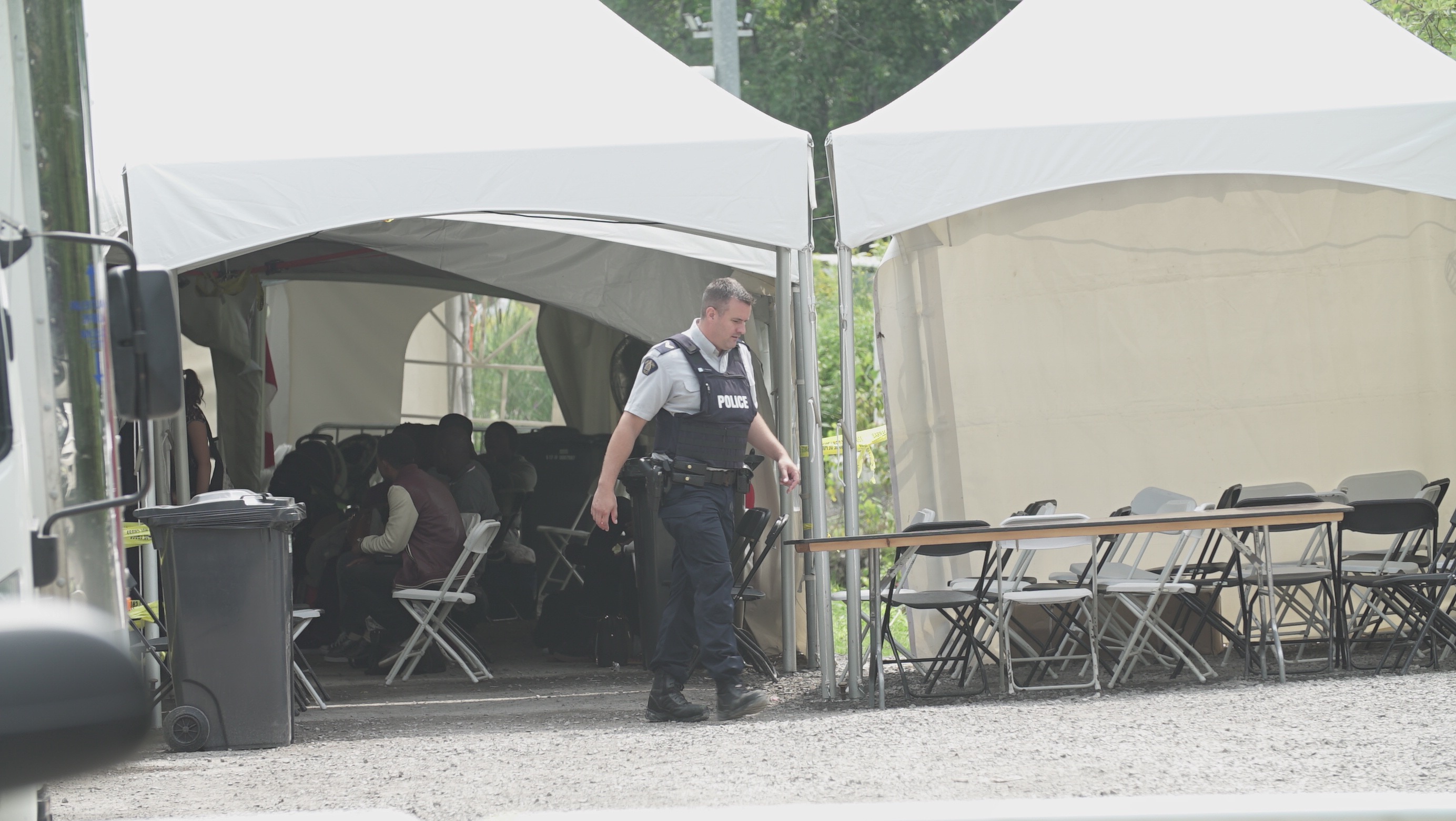 Les services frontaliers vont doubler la capacité du camp de réfugiés à