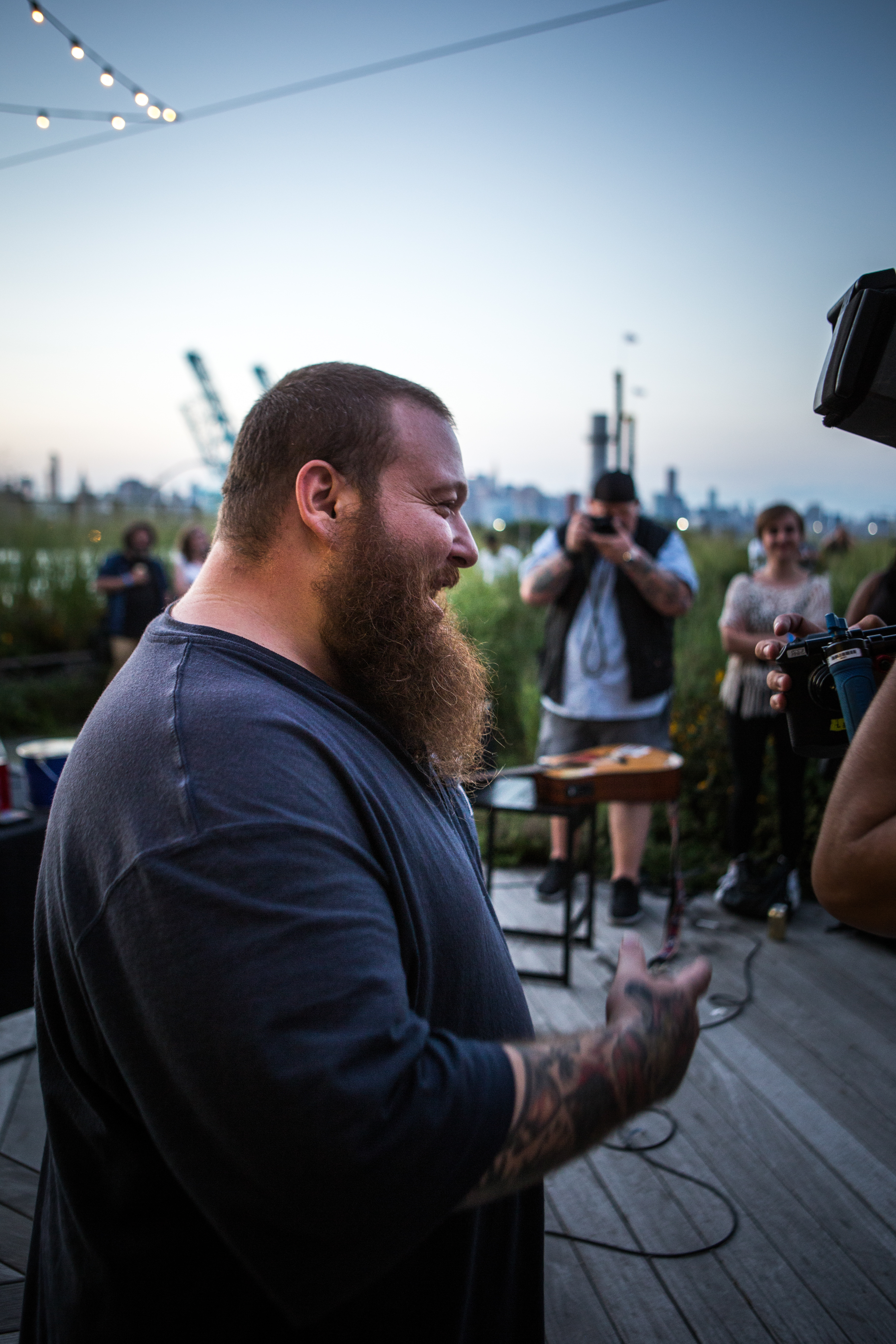 Photos of Action Bronson's Intimate Performance on the VICE HQ Rooftop