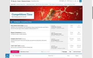 There S An Entire Internet Subculture Devoted To Winning Online - the competitions time forum screenshot via moneysavingexpert com