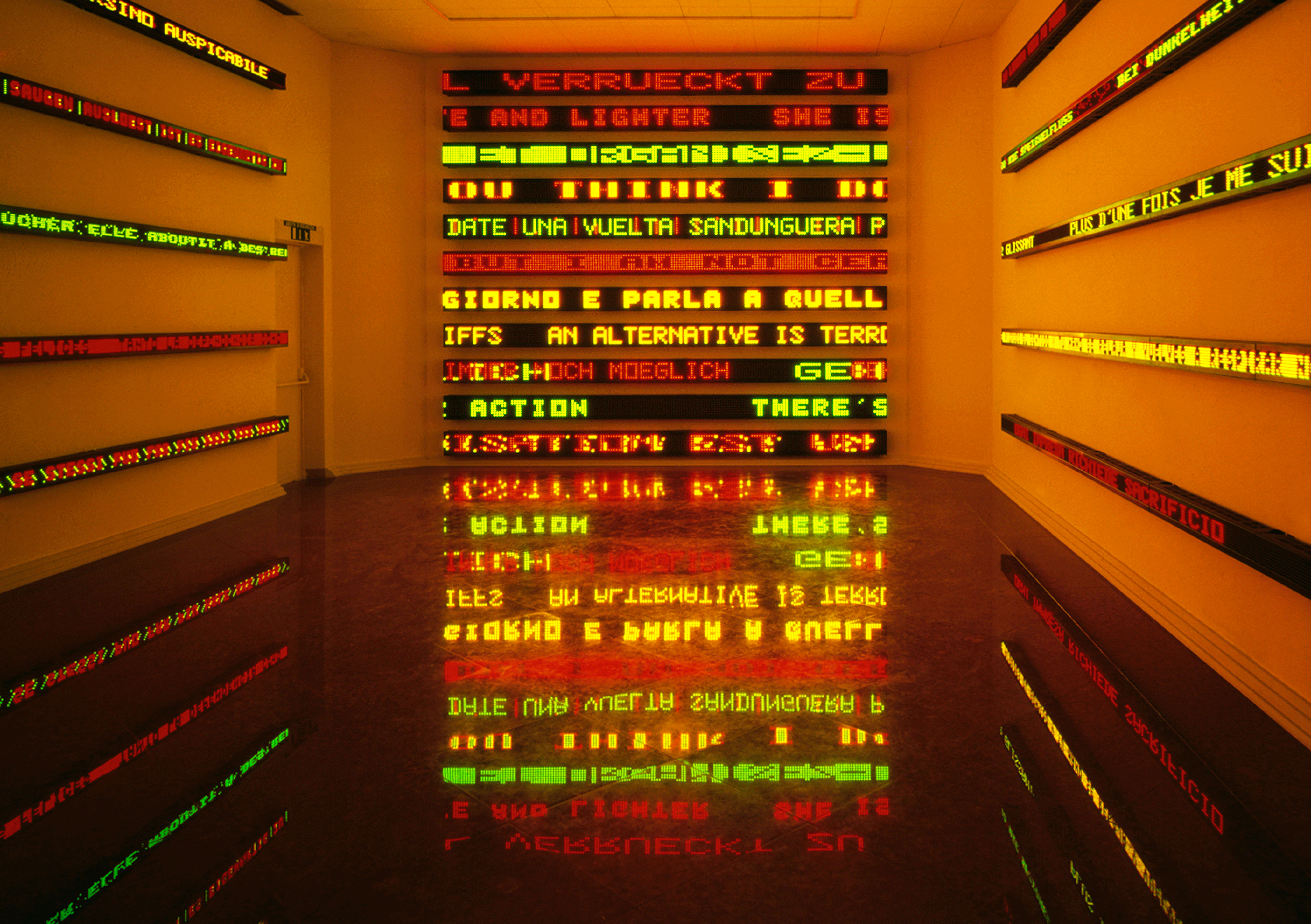 Helmut Lang & Jenny Holzer  Jenny holzer, Installation art, Skin photo