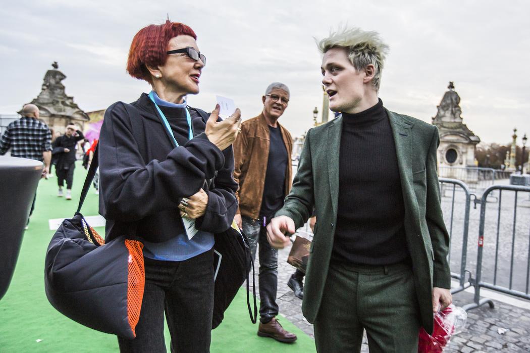 ropa del mercadillo en la fashion week de Paris