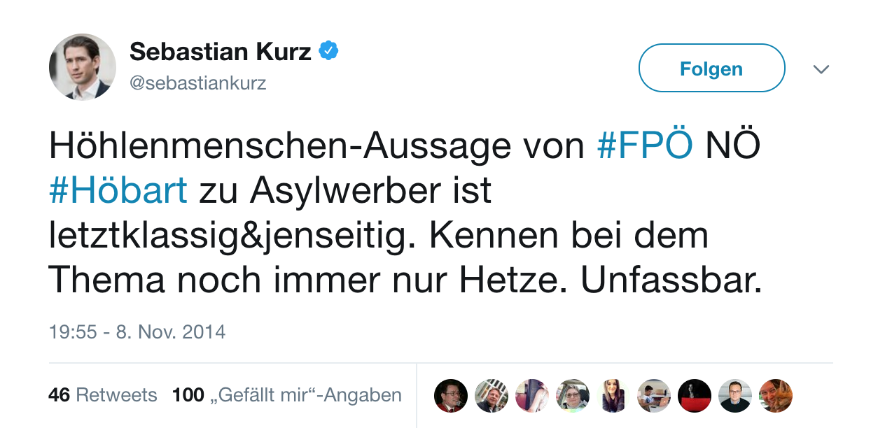 Wir haben den alten Sebastian Kurz mit dem neuen Sebastian Kurz