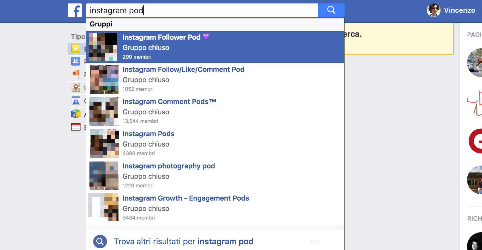 come avere like instagram pod