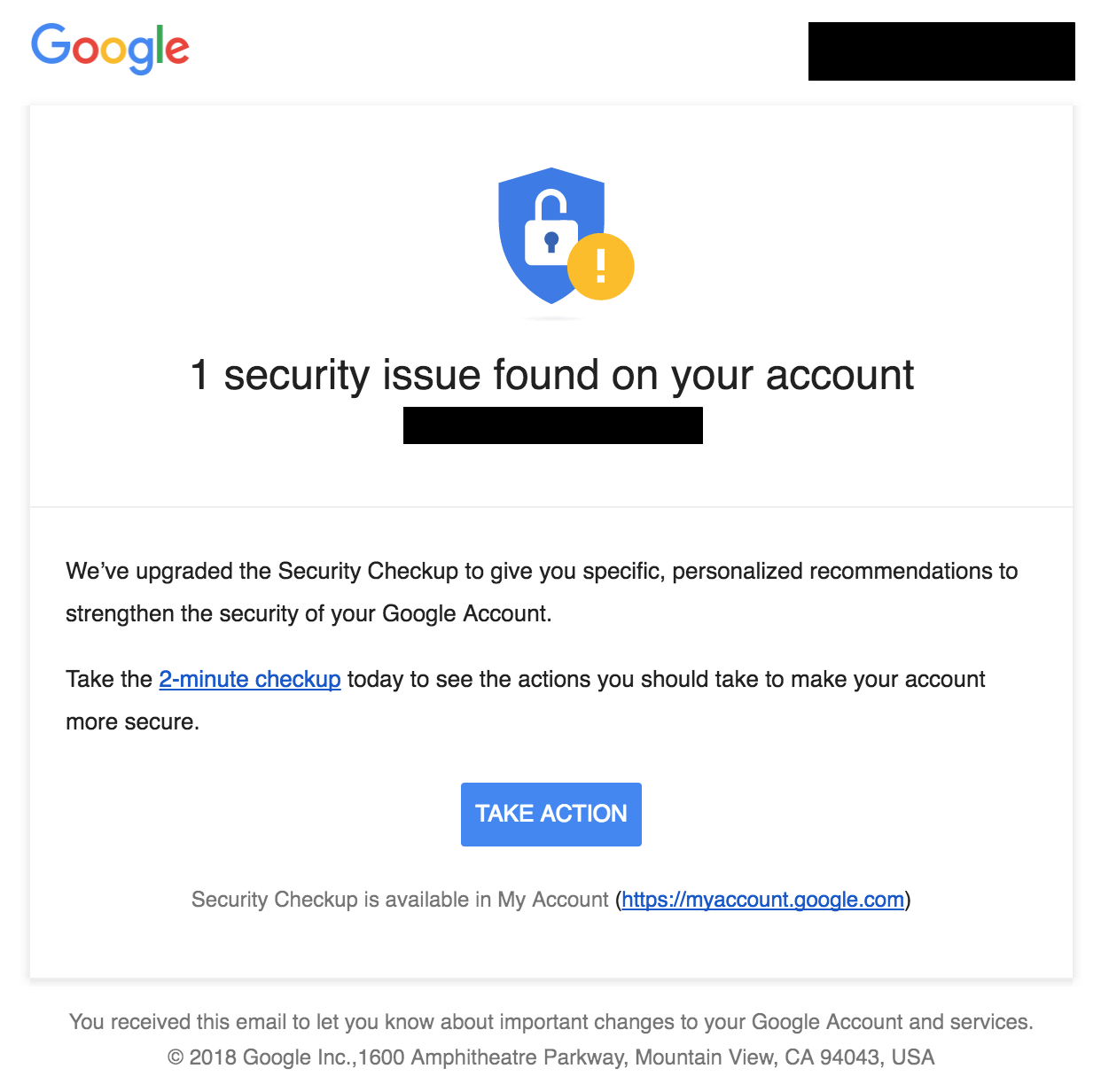 google gmail security