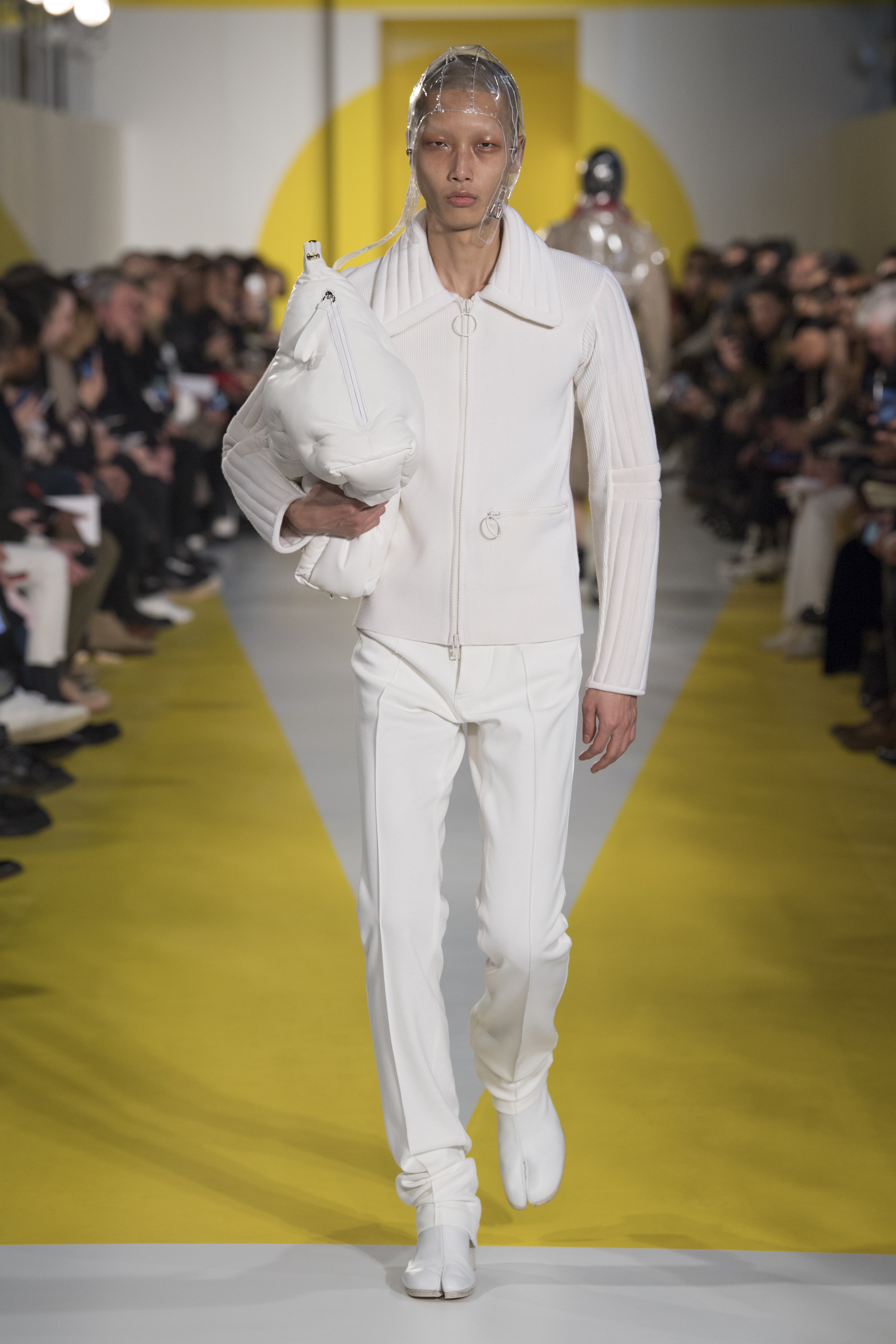 Galliano's first couture menswear show for Margiela