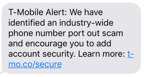 T Mobile Is Sending A Mass Text Warning Of Industry Wide Phone